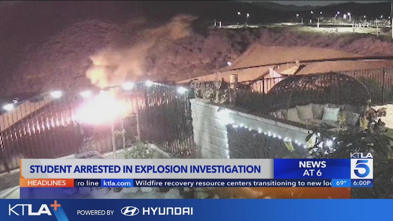 Valencia High School student arrested in explosion investigation - YouTube