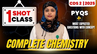 Complete Chemistry (CDS) one shot PYQ+ most expected questions with concept #dreamerseduhub
