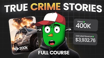 How to Make True Crime Documentary Videos - FULL COURSE
