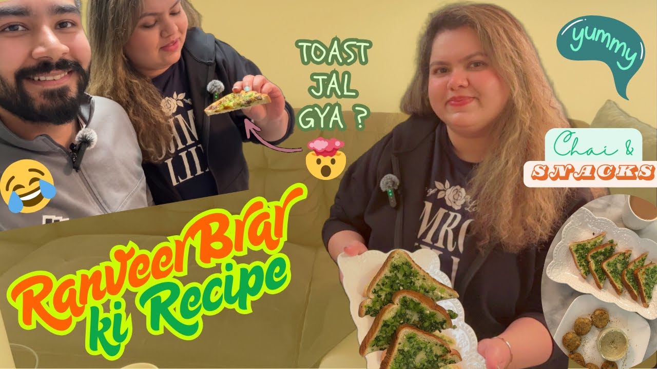 Expectation vs Reality: Ranveer Brar's Chilli Cheese Toast Vlog 🍞