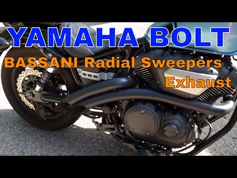 yamaha bolt bassani radial sweepers