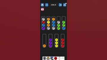 Ball Sort Puzzle Level 25 - Colour Game | Color Sorting Game  | Brain Puzzle Relaxing Game