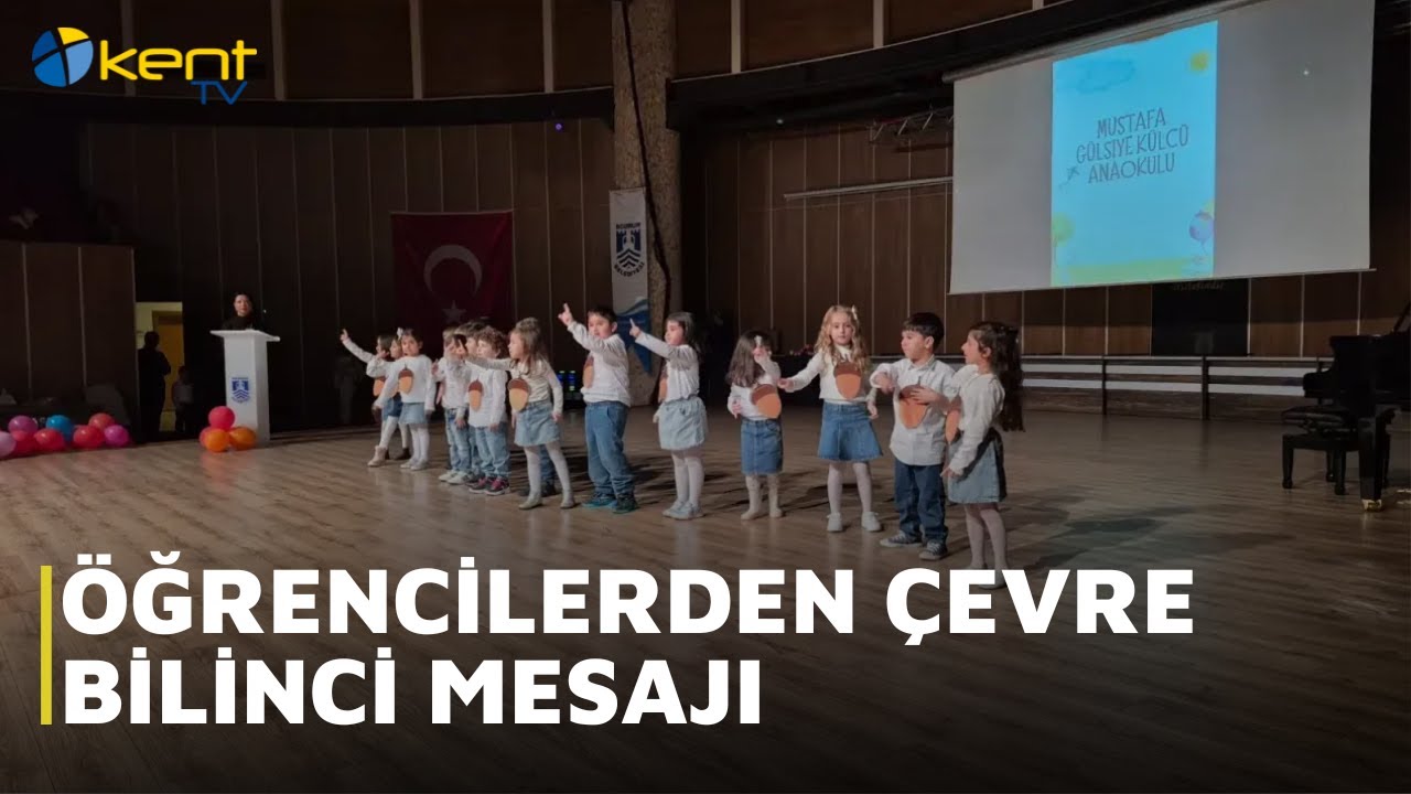 ÖĞRENCİLERDEN ÇEVRE BİLİNCİ MESAJI