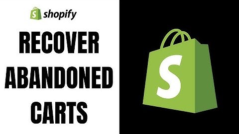 How to recover abandoned carts in shopify ll Recover shopify abandoned carts 2023