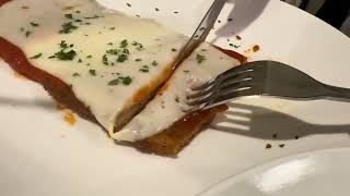 This Chicken Parmesan from Artigiano ristorante was DELICIOUS