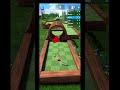 Playing golf