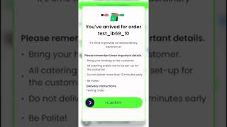 Accepting and completing orders