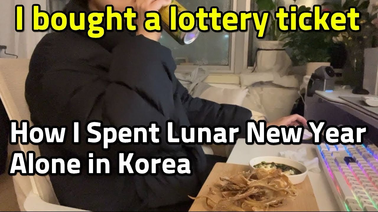 A Korean Woman Spending Lunar New Year Alone | I Bought a Lottery Ticket