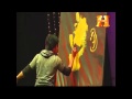 Tribute to MSDhoni_an Upside down painting_Performed by Speed painter Jai Anand