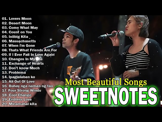 SWEETNOTES Most Beautiful Love Songs 💟 Lover Moon, Come What May🌺 SWEETNOTES Cover Playlist 2024 class=