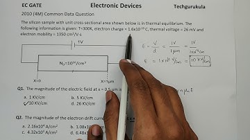 EC GATE 2010 4M - Drift Current