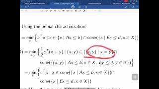 Lecture 23 Augmented Lagrangian and ADMM