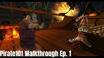 Pirate101 Walkthrough Ep. 1 - Slash! Slash! Slash!