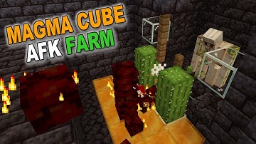 Magma Cube Spawner Farm! - How to Build Tutorial