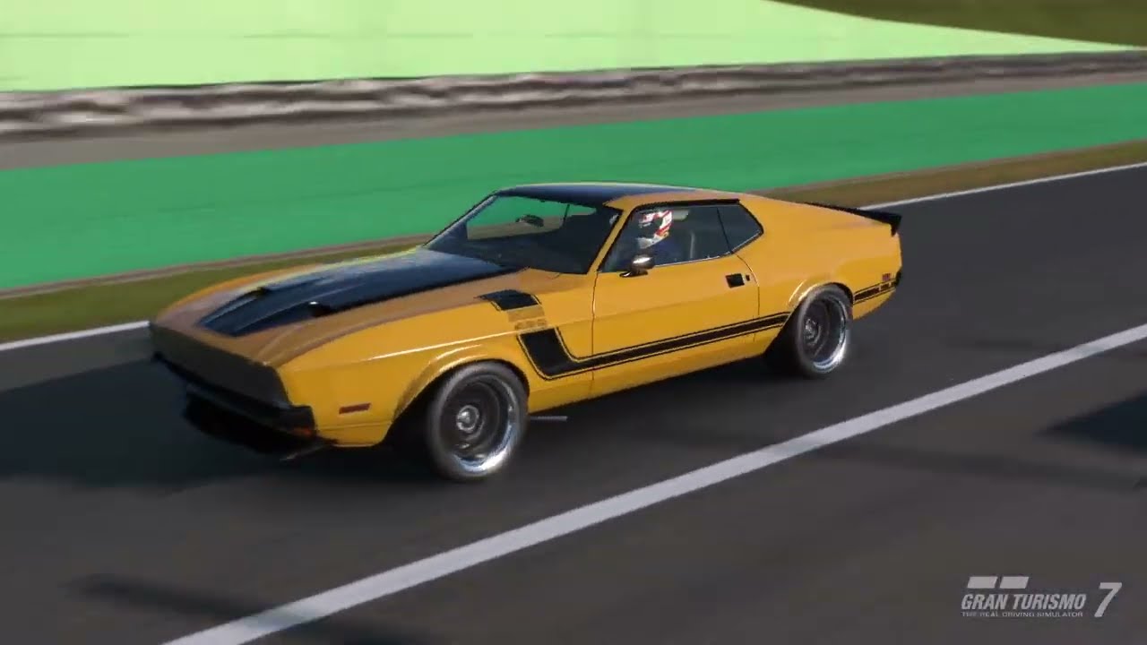 Gran Turismo 7 - Ford Mustang Mach 1 '71 Fully Tuned in Interlagos Replay (PS5 Pro - 60 FPS)