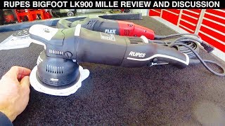 RUPES Big Foot LK900E Mille Review and FLEX 3401 Discussed