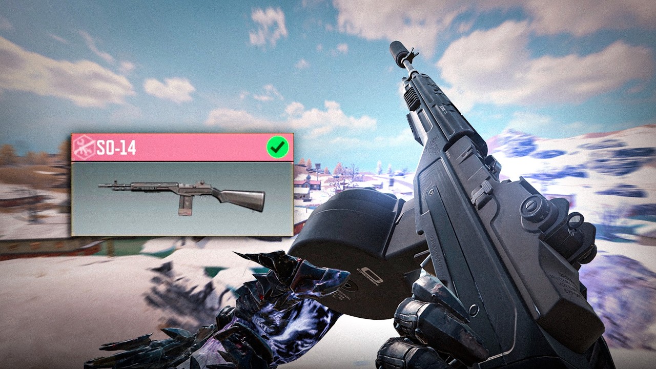 SOLO VS SQUAD DE 27 KILLS COM O MELHOR LOADOUT DE SO-14 🔥