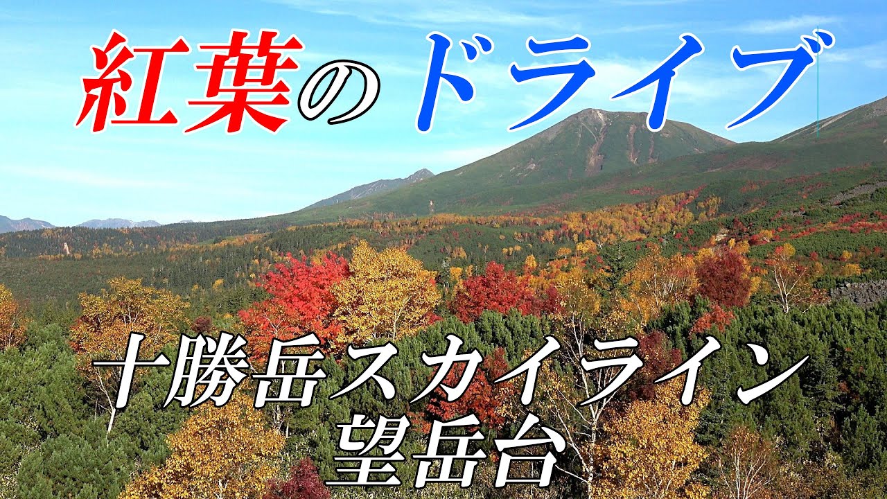 【北海道 富良野 美瑛】紅葉のドライブ～十勝岳スカイライン～心が落ち着く音楽と共に　４Ｋ