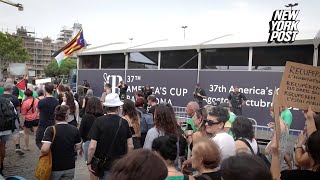 Thousands join protest against mass tourism in Barcelona
