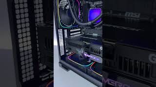 Gaming build in case Geometric Future Model 5 Vent Black #pcbuild #gamingpc #gaming #amd