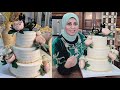 عملت تورتة خطوبة حنين بنت اختي انما ايه حكاية بلون الفستان حبيتها اوي تورتة خطوبة تورتة ٣ ادوار