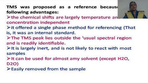TMS as an Internal Standard