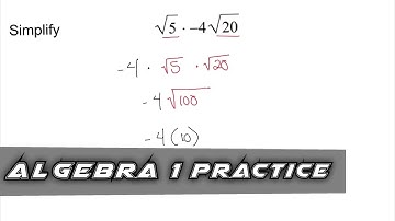 Algebra 1 Practice - Multiplying Square Roots (Example 1)