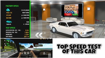 Racing Limits Gameplay : 22nd car Top Speed test | Perse Gaming