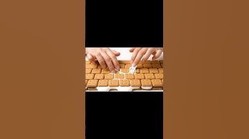 스모어 쿠키로 만든 🍪#스모어키보드 #ASMR #쿠키ASMR #마시멜로우소리 #초콜릿소리 #달콤한소리 #키보드타건 #촉감좋은 #달콤ASMR #디저트소리