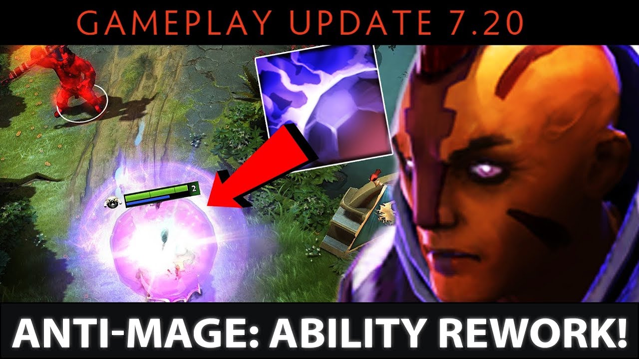 Dota 2 NEW 7.20 Patch - Anti-Mage: Ability Rework