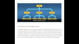 The Importance of Website Navigation Structure - Blog #013