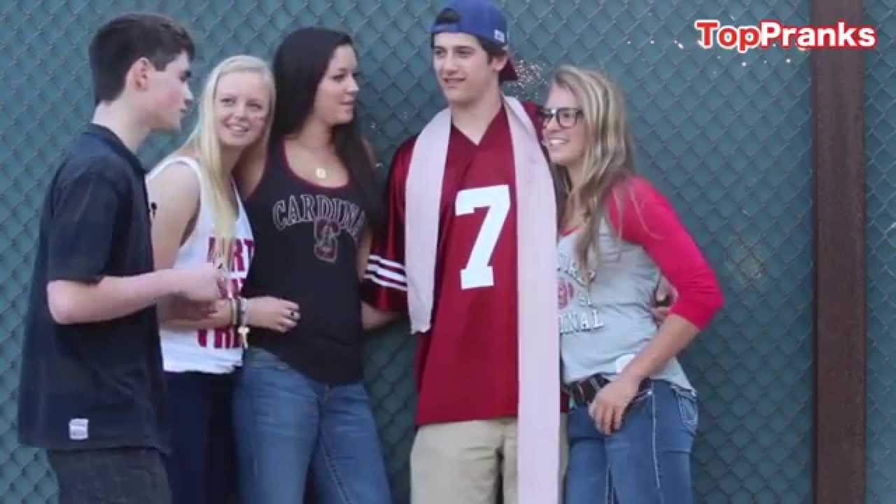 How To Kiss College Girls Kissing Prank Youtube