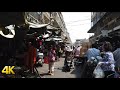Orussey Market, Phnom Penh, Cambodia walking tour 4k 60fps