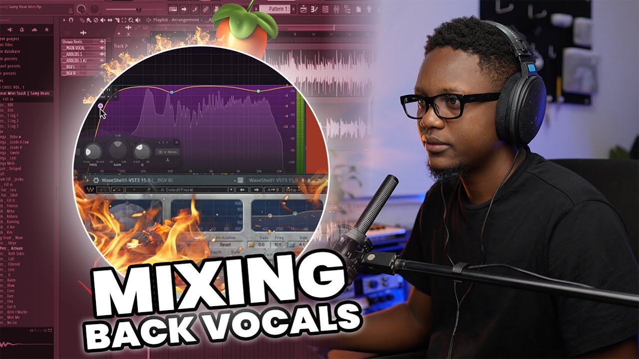 How To Mix Background Vocals Like A Pro | Free Mixing Template - YouTube