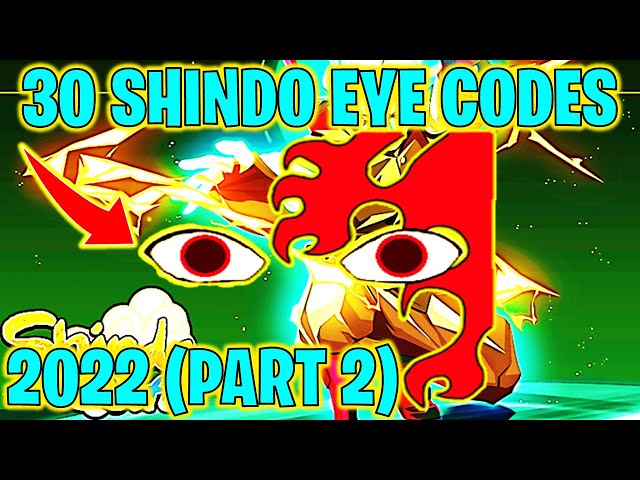 Códigos de identificação dos olhos Shindo Life 2022 (lista de setembro) -  Sbenny's Blog