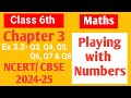 Class 6 Maths NCERT Chapter 3 Playing with numbers Ex 3.2 Q3, Q4, Q5, Q6, Q7 &amp; Q8