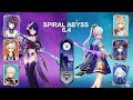 C0 Raiden hypercarry &amp; C0 Ayaka | Spiral Abyss 6.4 Floor 12 | Genshin Impact