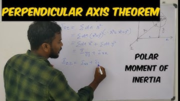 Perpendicular Axis Theorem Proof | Polar Moment of Inertia | Engineering Mechanics | SOM | SM