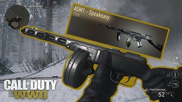 SPEAKEASY IN CALL OF DUTY WWII BETA? PPSH-41 BEST CLASS SETUP! ( PARATROOPERS GAMEPLAY )