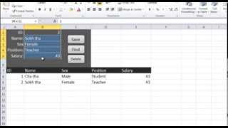 Add data to sheet excel khmer code: 2