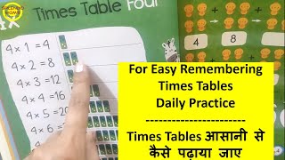 Math Times Table आसानी से कैसे याद रखें|| Introducing Times Tables with Daily Practice