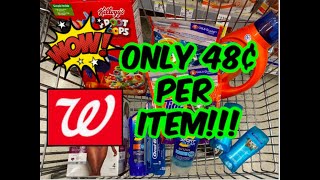 WALGREENS HAUL 6/28 - 7/4 | ONLY 48¢ PER ITEM 😱