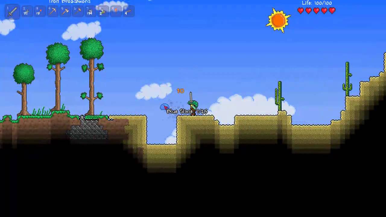 Lets Play Terraria Episode 5 Sand and Goggles [part 2] YouTube