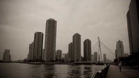 Lumix DMC-GF1 Time Lapse (Test) : Rivercity21 No.2, Chuo, Tokyo, Japan : Aged Film