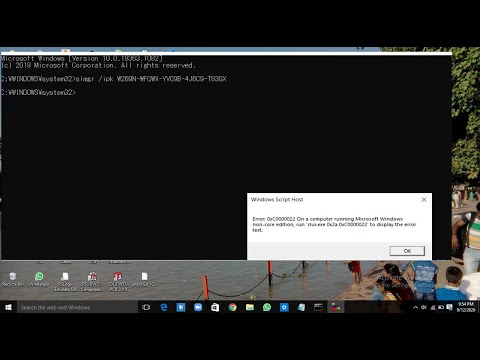 How to fix the error 0xc0000022 a Computer running Microsoft windows non-core edition