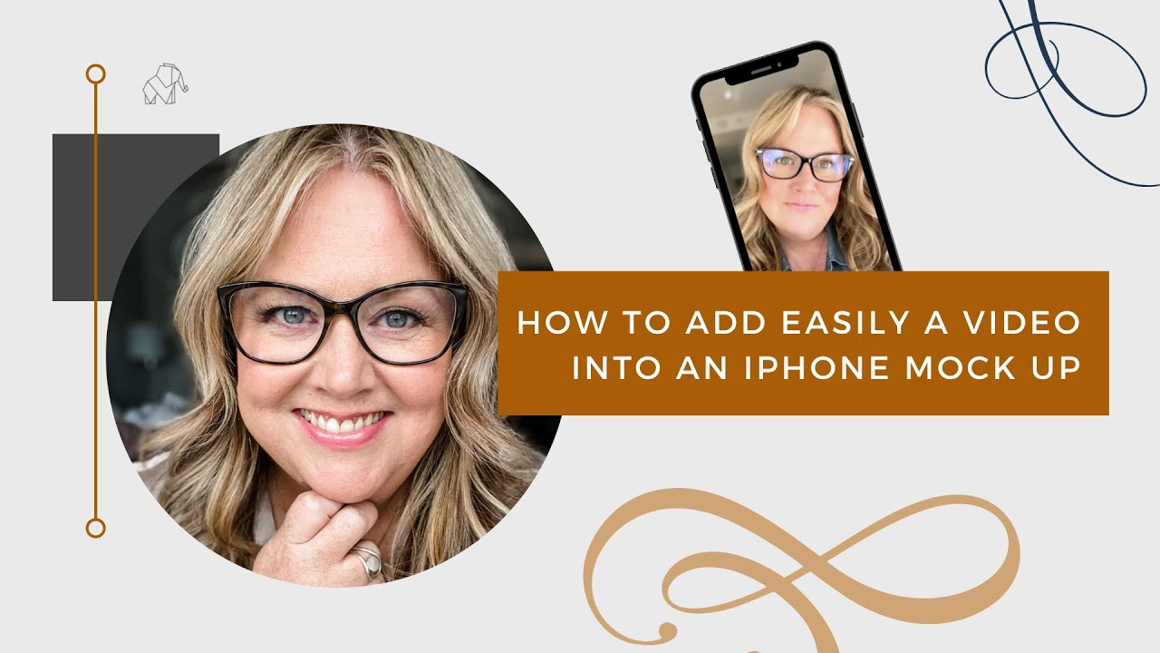 Iphone Video Insert How to Add a Video to an iPhone Mockup - YouTube