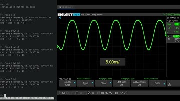 Si5351 Dynamic Frequency Generation