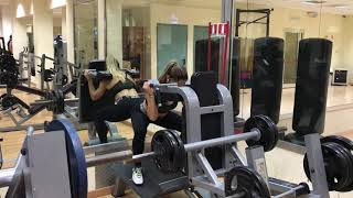 Reverse v squat glute focus