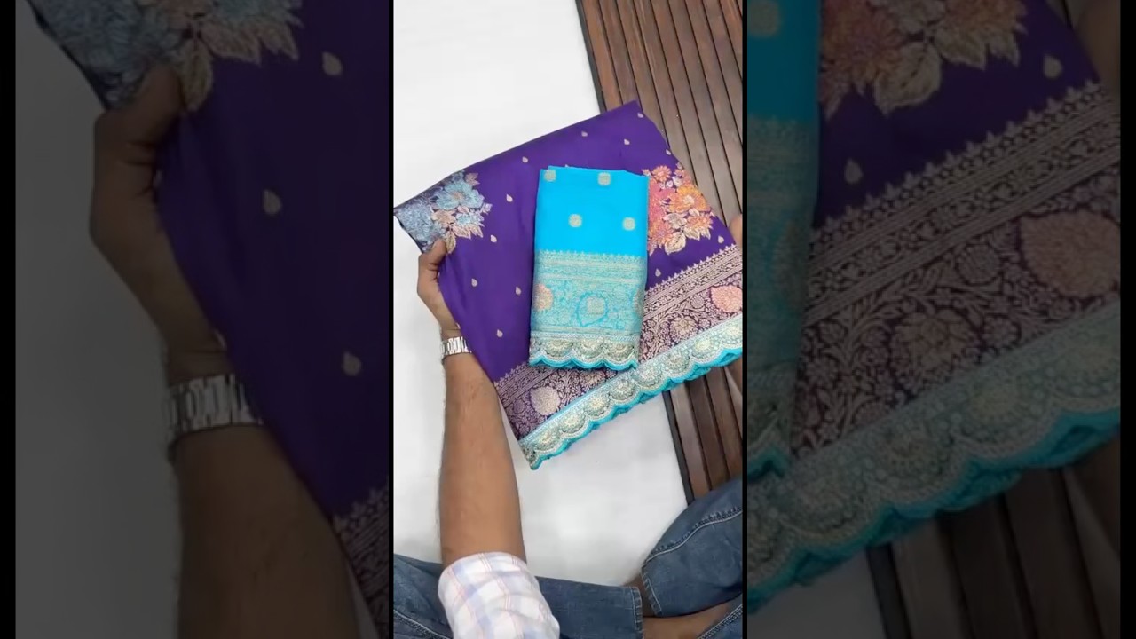 Luxury Banarasi Jaal Design Sarees