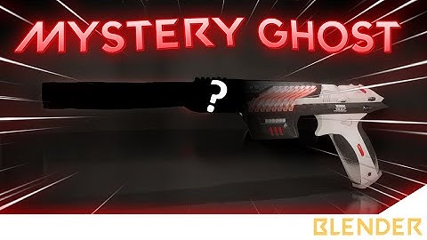 Designing a ghost skin on the spot! (15x Blender Timelapse)